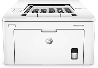 Impresora Láser - HP LaserJet Pro M203dn, Impresos a doble cara, 1200x1200, 28 ppm, USB, Blanco