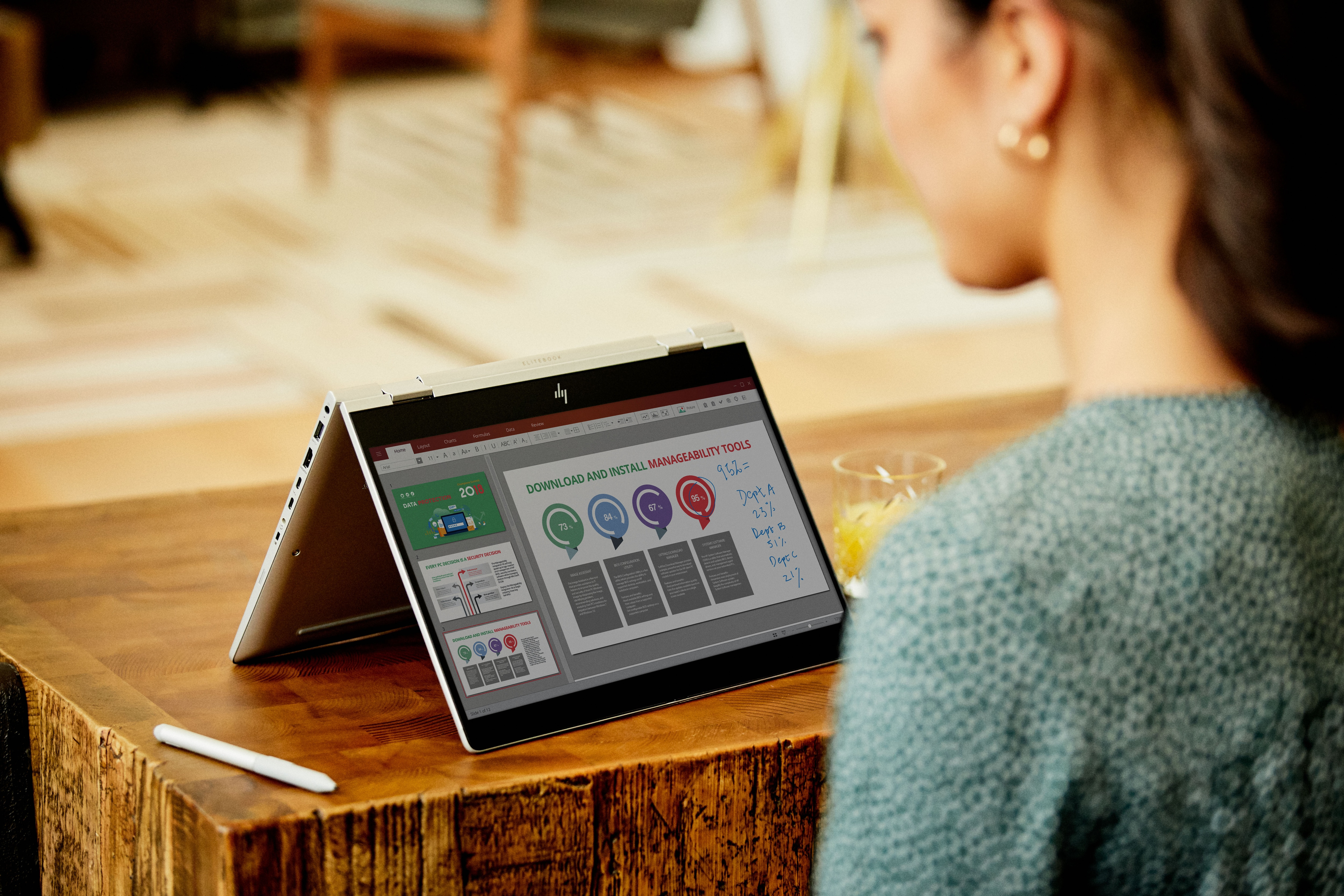 HP - B2B EliteBook x360 830 G6 - 13,3 Zoll - Intel® Core™ i5 i5-8265U - 8 GB - 256 GB - Intel® UHD 620 - Windows 10 Pro (64 Bit)