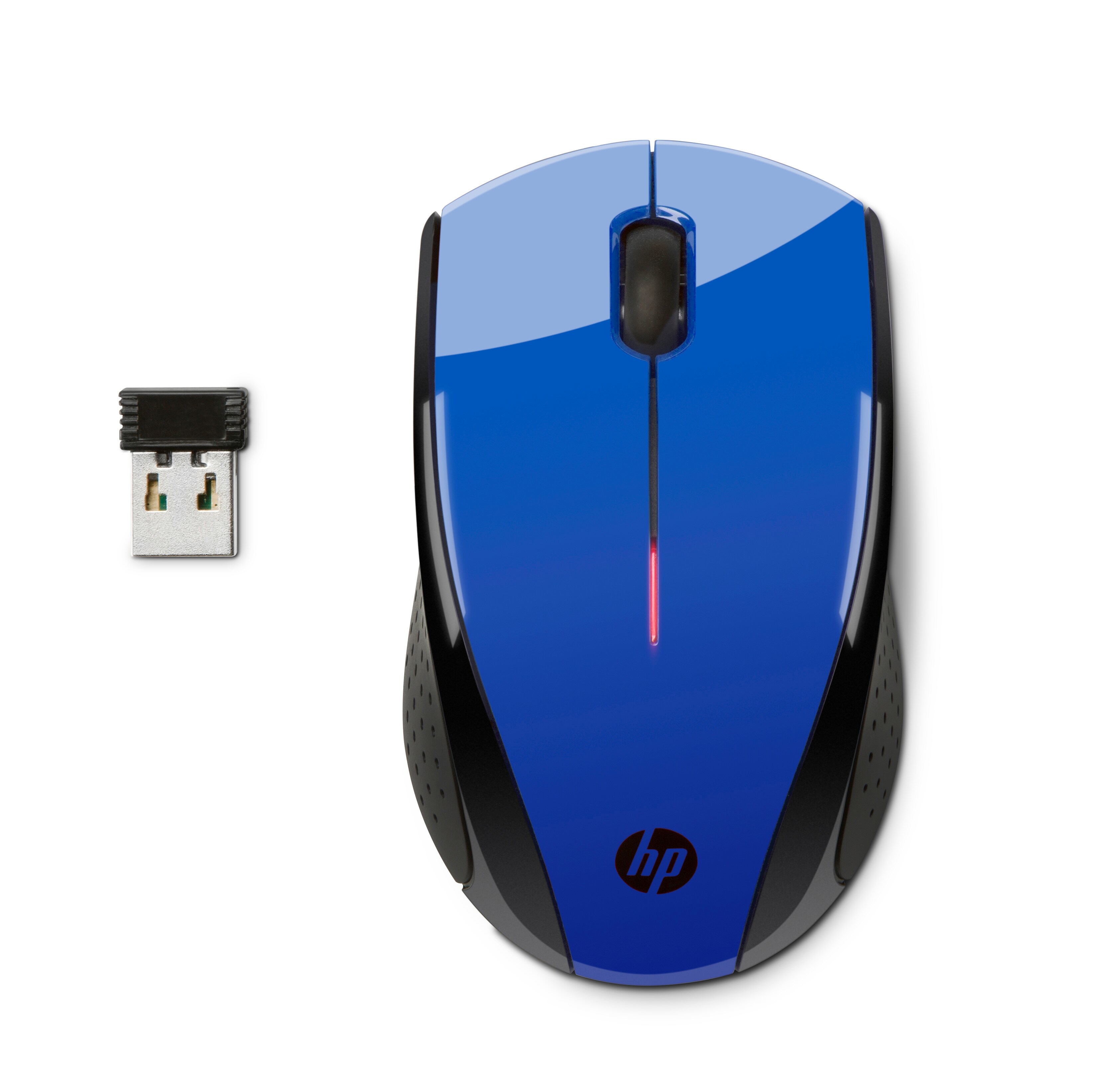 Ratón inalámbrico - HP X3000, 1.200 ppp, Agarres texturizados, Azul cobalto