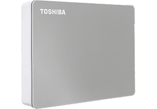 TOSHIBA Canvio Flex Festplatte, 4 TB HDD, 2,5 Zoll, extern, Silber