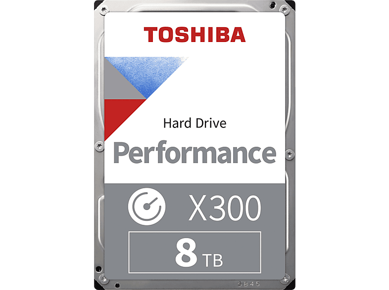 TOSHIBA High Performance Festplatte, 8 TB Interner Speicher, HDD SATA 6 Gbps, 3,5 Zoll, intern