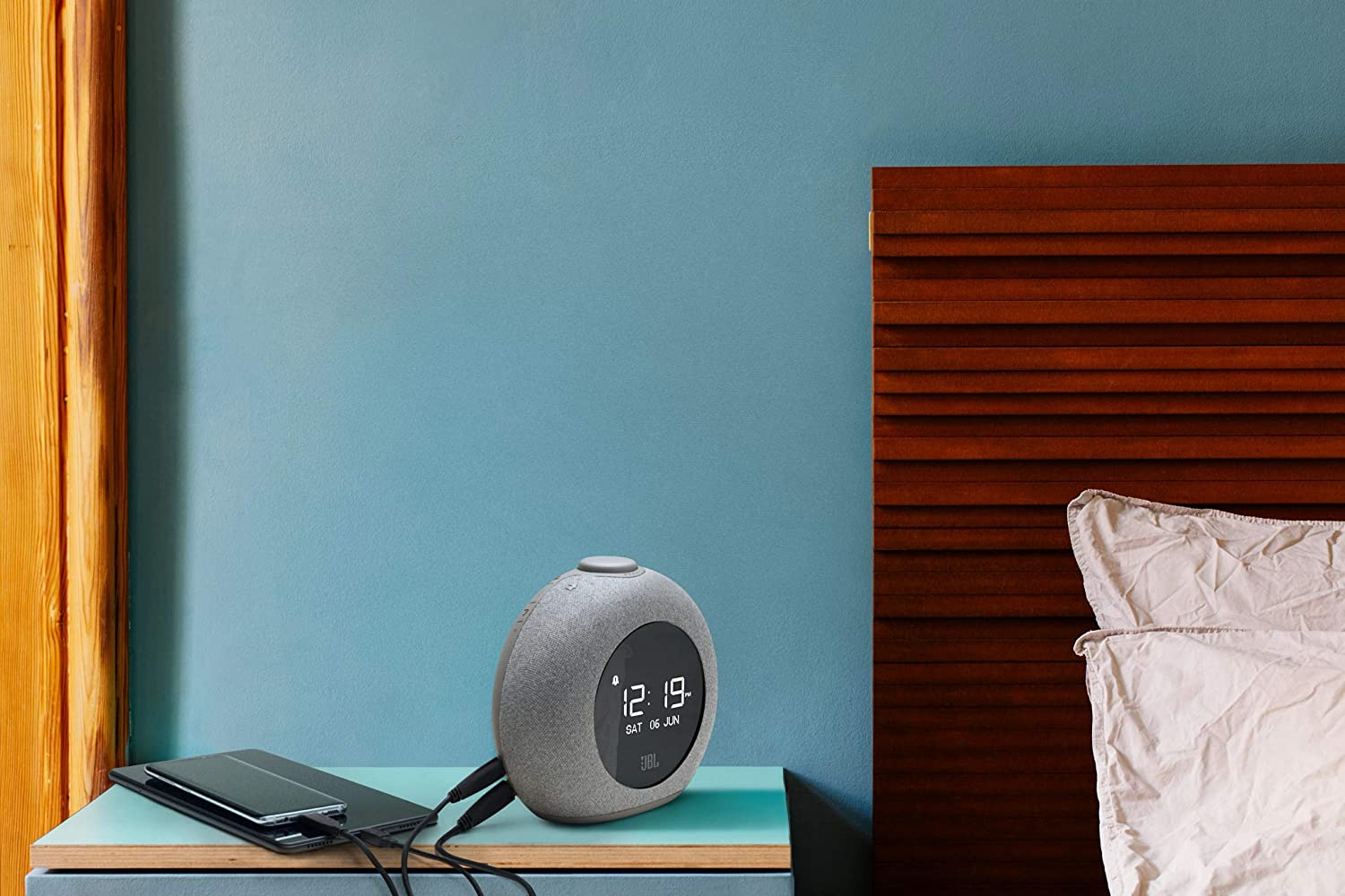 JBL Wekkerradio Horizon 2 DAB+ Bluetooth Grijs (JBLHORIZON2GRYEU)