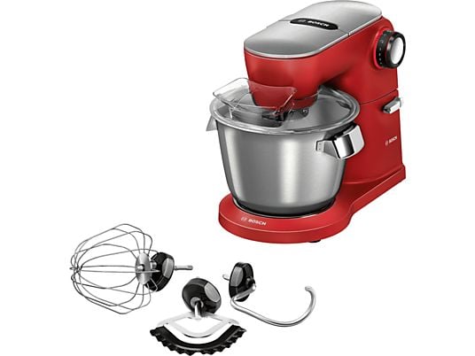 BOSCH MUM9A66R00 Optimum Küchenmaschine Rot (Rührschüsselkapazität: 5,5 l, 1600 Watt)