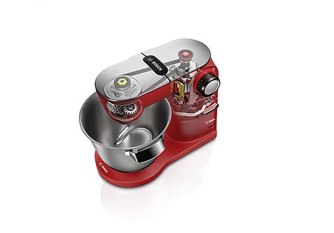 BOSCH MUM9A66R00 Optimum Küchenmaschine Rot (Rührschüsselkapazität: 5,5 l, 1600  Watt) online kaufen | MediaMarkt