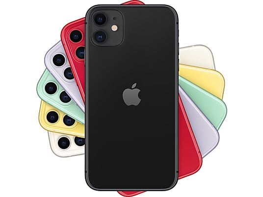 APPLE iPhone 11 - 64 GB Zwart