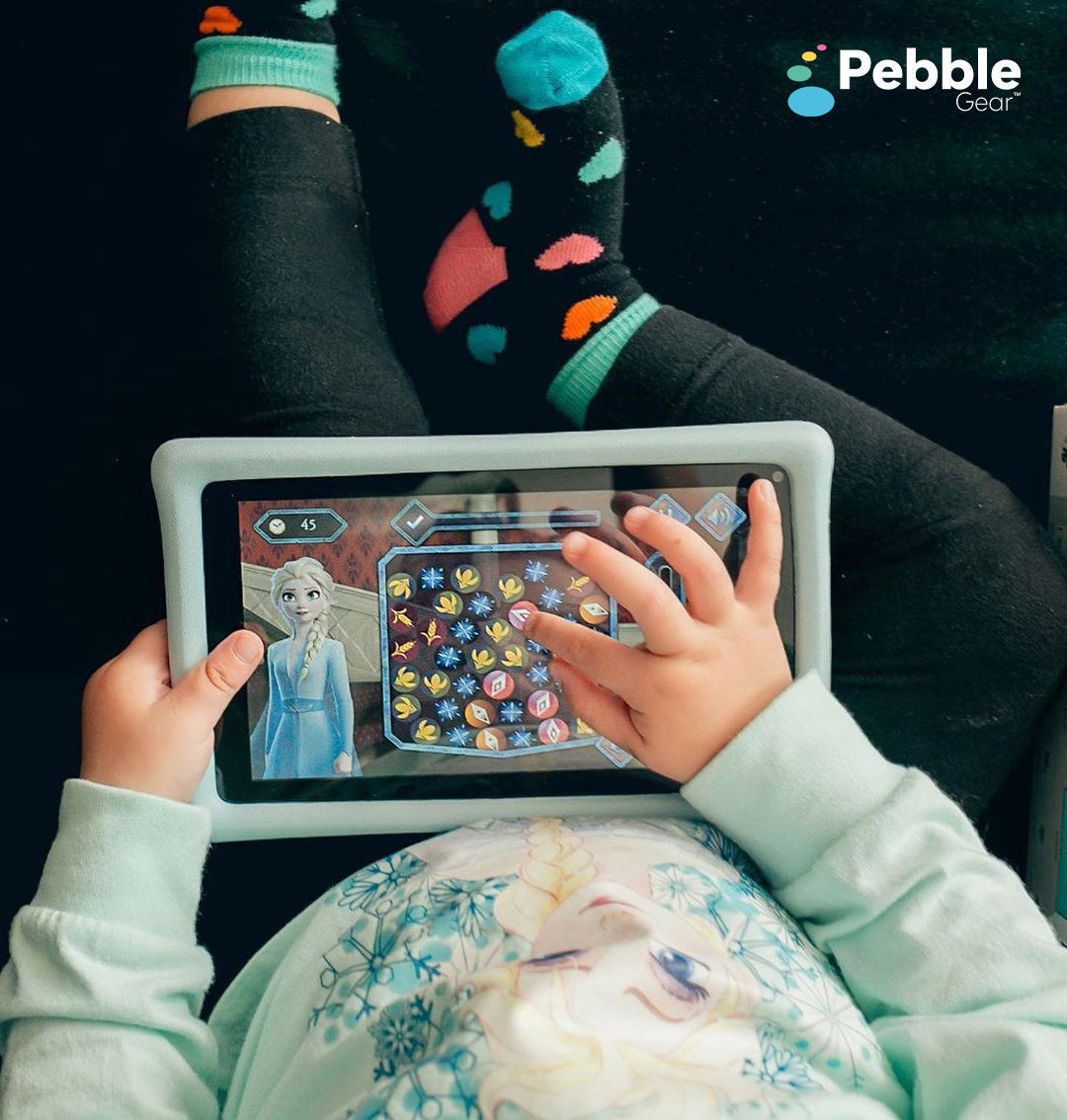 PEBBLE GEAR Mickey Schwarz Tablet Friends Kinder-Tablet, and