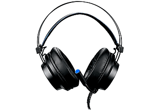 RAMPAGE RM-K19 Forte-Y RGB USB 7.1 Surround Led Işıklı Mikrofonlu Oyuncu Kulak Üstü Kulaklığı Siyah