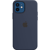 APPLE Silikon Case mit MagSafe in Dunkelmarine für iPhone 12/12 Pro (MHL43ZM/A)