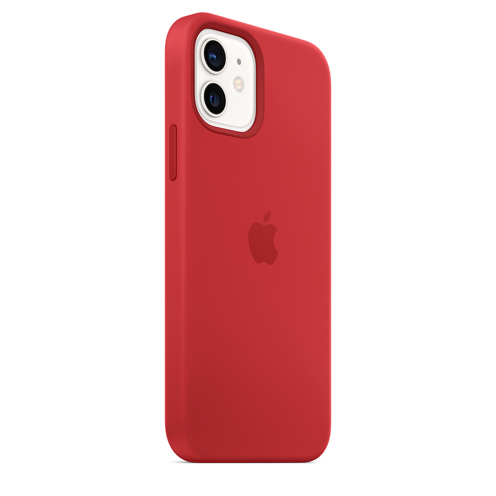 APPLE Silikon Case mit MagSafe Backcover, für Apple iPhone 12, iPhone 12 Pro, (PRODUCT)RED