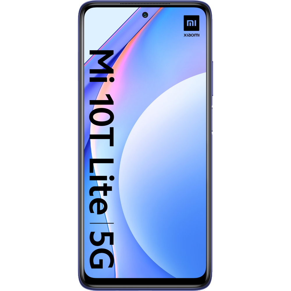 Móvil - Xiaomi Mi 10T Lite, Azul, 128 GB, 6 GB, 6.67" Full HD+, Snapdragon 750 5G, Cuádruple cámara, Android