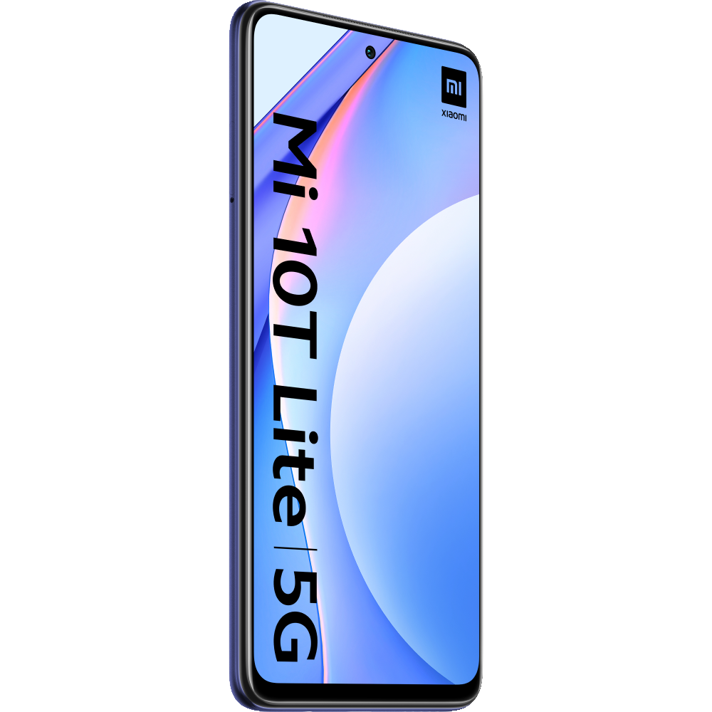 Móvil - Xiaomi Mi 10T Lite, Azul, 128 GB, 6 GB, 6.67" Full HD+, Snapdragon 750 5G, Cuádruple cámara, Android