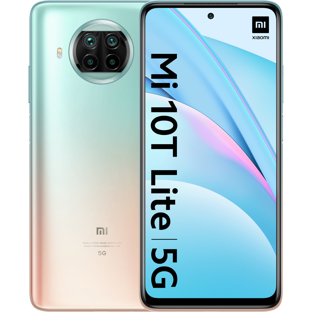 Móvil - Xiaomi Mi 10T Lite, Oro, 128 GB, 6 GB, 6.67" Full HD+ Pulsera de actividad Xiaomi Mi Band 4