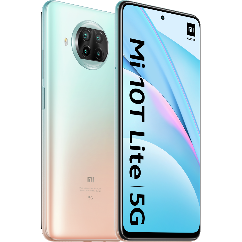 Móvil - Xiaomi Mi 10T Lite, Oro, 128 GB, 6 GB, 6.67" Full HD+ Pulsera de actividad Xiaomi Mi Band 4
