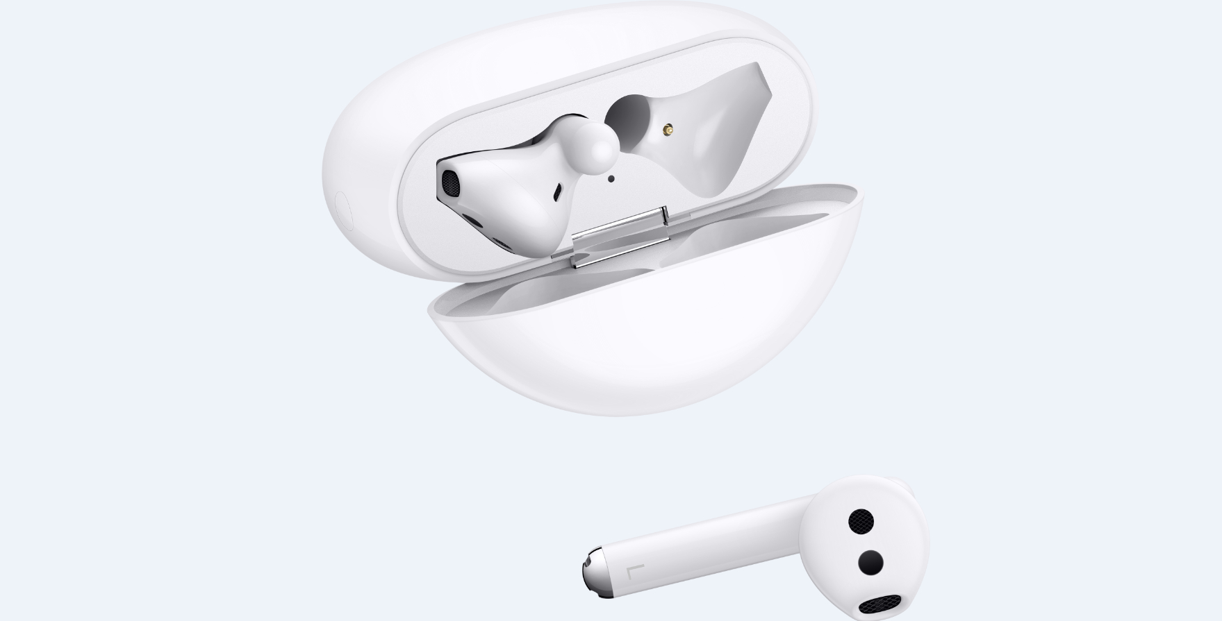 HUAWEI Freebuds 3 (wired charging case), In-ear Kopfhörer Bluetooth Weiß