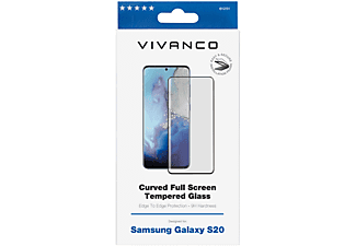 VIVANCO 61251 Displayschutzglas 3D für Samsung Galaxy S20, Full Screen