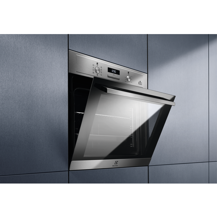 Horno - Electrolux EOD3H54X, Multifunción, 72l, 2700W, Integrable, A+, Función Vapor,3 niveles de cocción,Inox