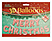 FAMILY CHRISTMAS 58081C 3D Karácsonyi "Merry Christmas" lufi - rozéarany
