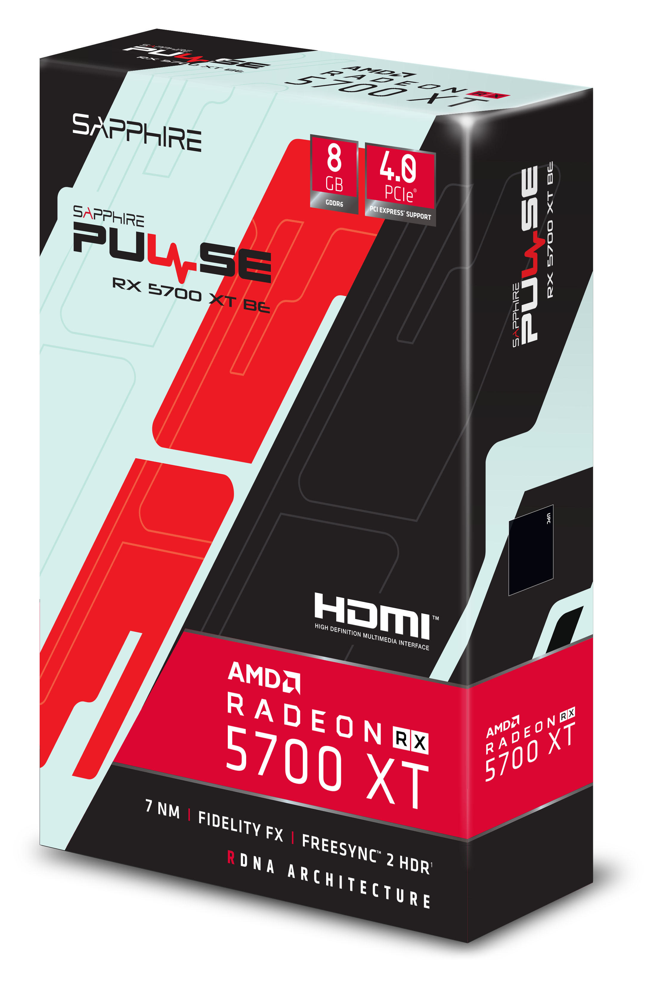 SAPPHIRE Radeon™ RX 5700 XT Pulse BE 8GB (11293-09-20G) (AMD, Grafikkarte)