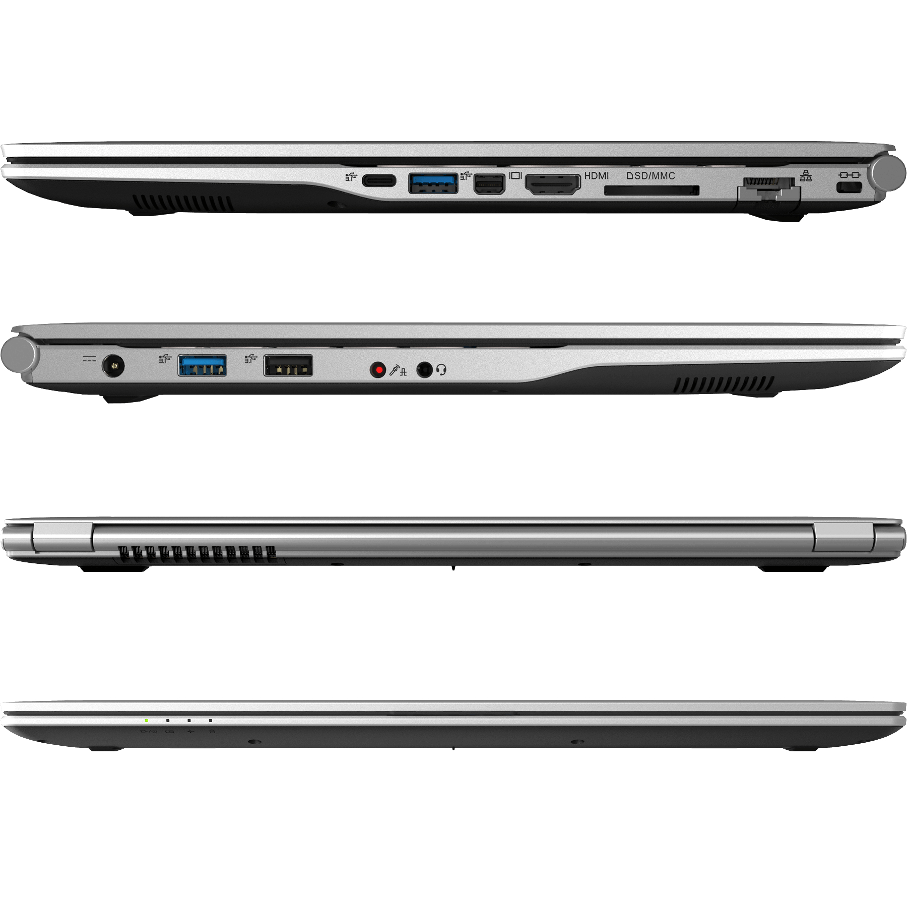 SCHENKER SLIM 15 - L19twj, Intel 500 GB 15,6 Intel® UHD Prozessor, Grau Notebook GB mSSD, Grafik, 32 Display, mit Zoll i7 RAM, Core™