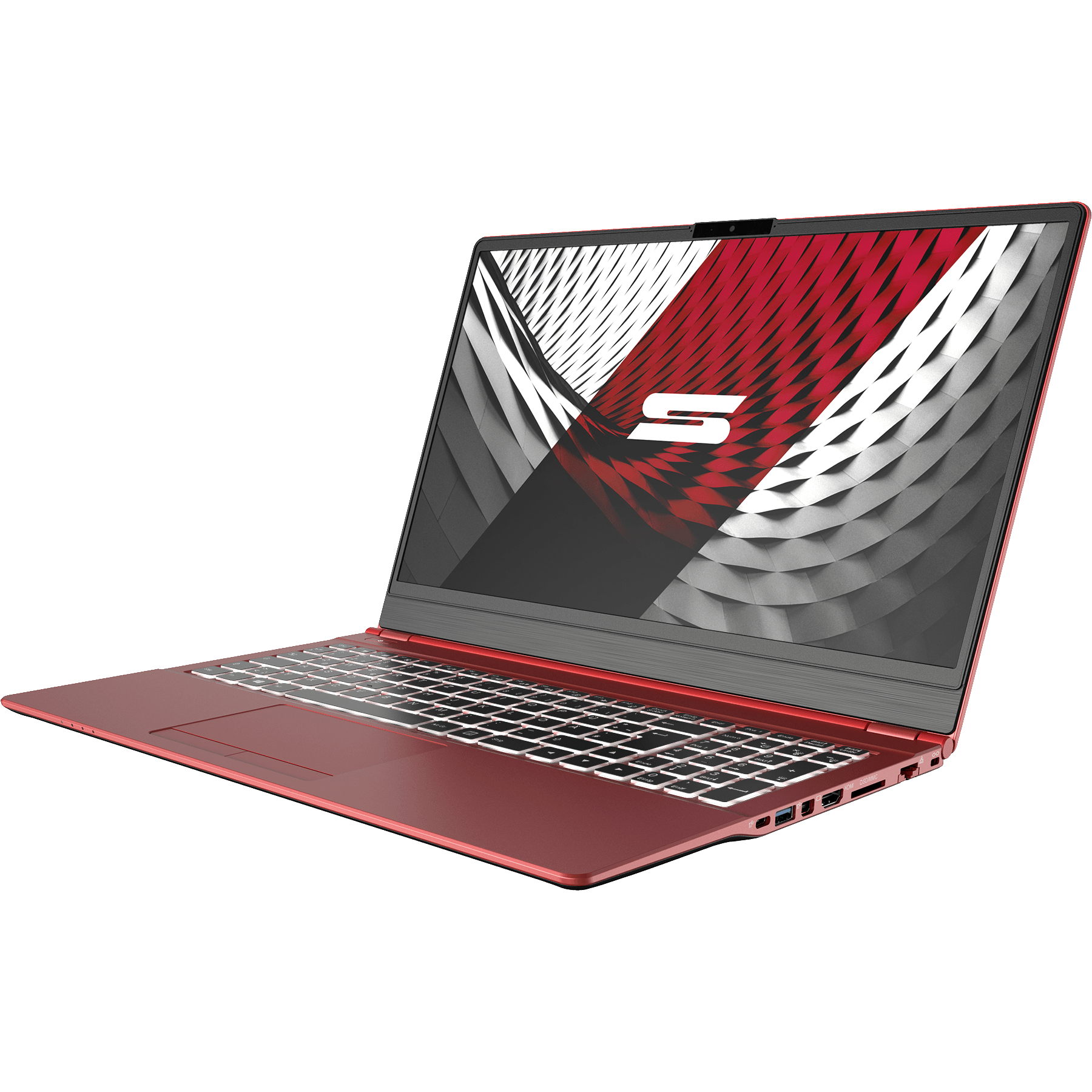 500 Zoll Rot Display, 15,6 Intel® 15 SCHENKER RAM, RED mSSD, GB - 16 Prozessor, i5 mit SLIM Intel Core™ UHD GB Grafik, Notebook L19hvf,