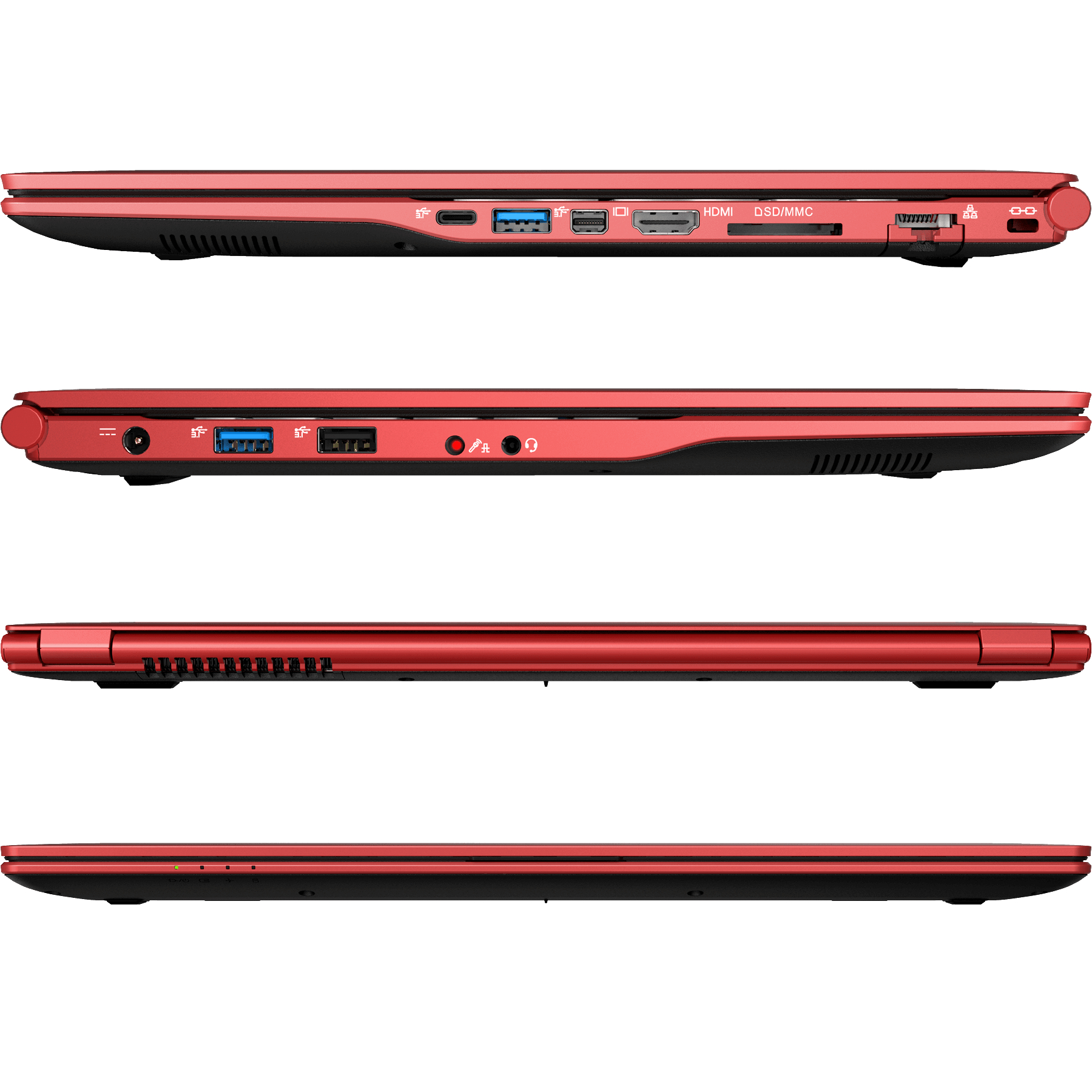 SCHENKER SLIM 15 i5 Notebook UHD GB Rot mit Core™ Display, 16 L19hvf, mSSD, 500 Zoll RED Intel - GB RAM, Intel® 15,6 Prozessor, Grafik
