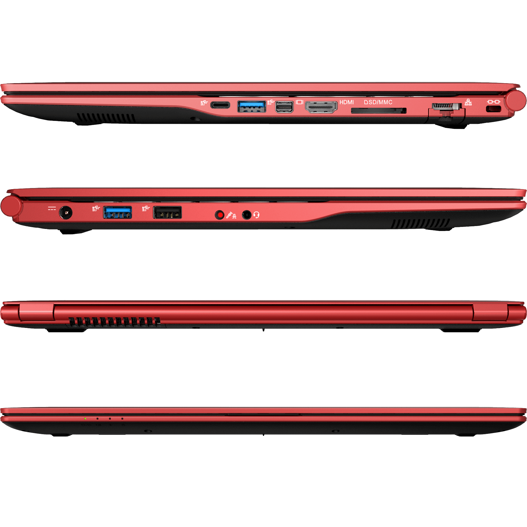 SCHENKER SLIM 15 RED - L19hvf - 15,6 Zoll - Intel® Core™ i5 i5-10210U - 16 GB - 500 GB - Intel® UHD Graphics - Windows 10