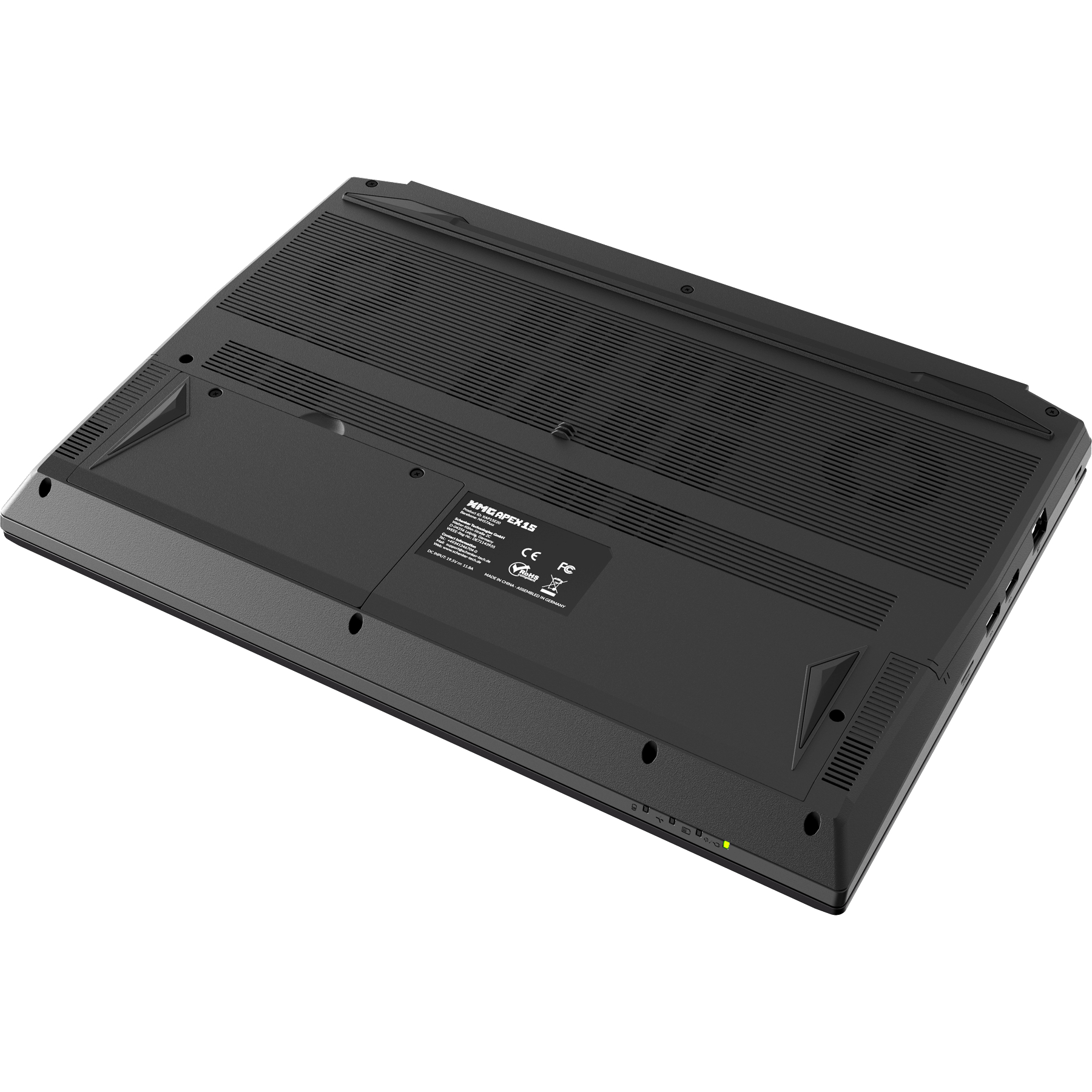 XMG APEX 15 - E20rrw - 15,6 Zoll - AMD Ryzen™ 9 3900 - 16 GB - 1 TB - NVIDIA GeForce RTX™ 2060 - Windows 10 Pro (64 Bit)