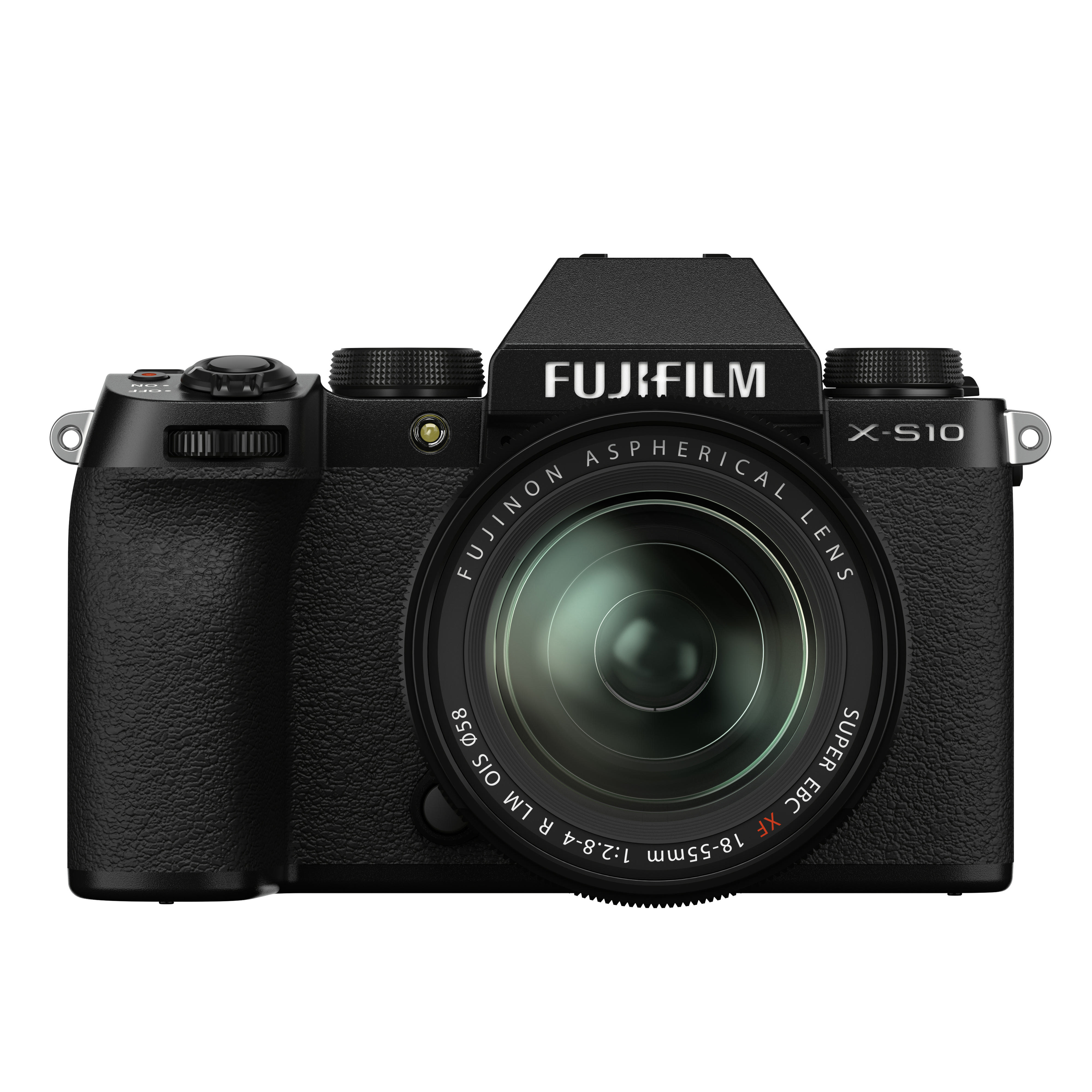 FUJIFILM X-S10 Kit Systemkamera mit Objektiv 18-55 mm, 7,6 cm Display Touchscreen, WLAN