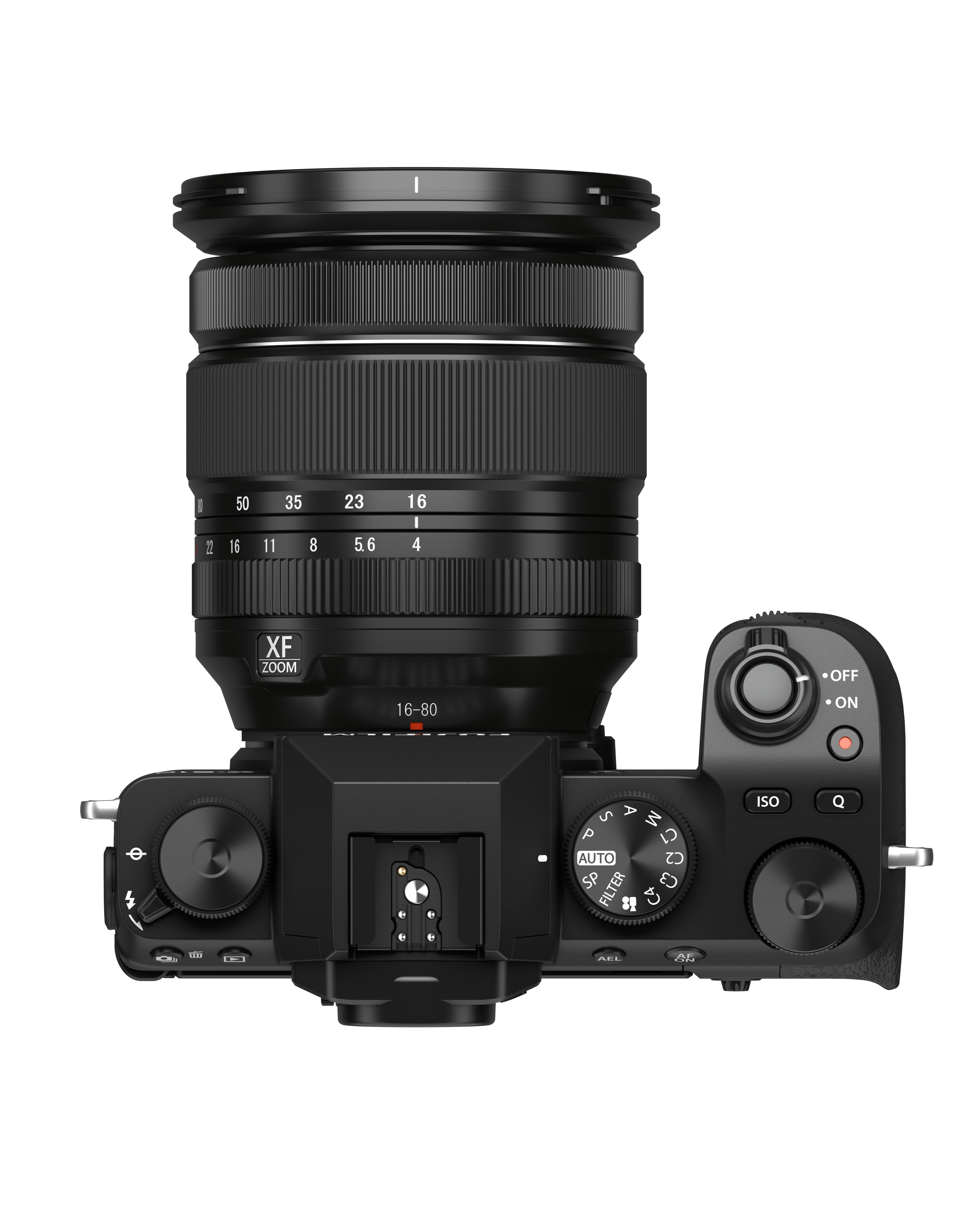 FUJIFILM X-S10 Kit Systemkamera mit Objektiv 16-80 mm, 7,6 cm Display Touchscreen, WLAN