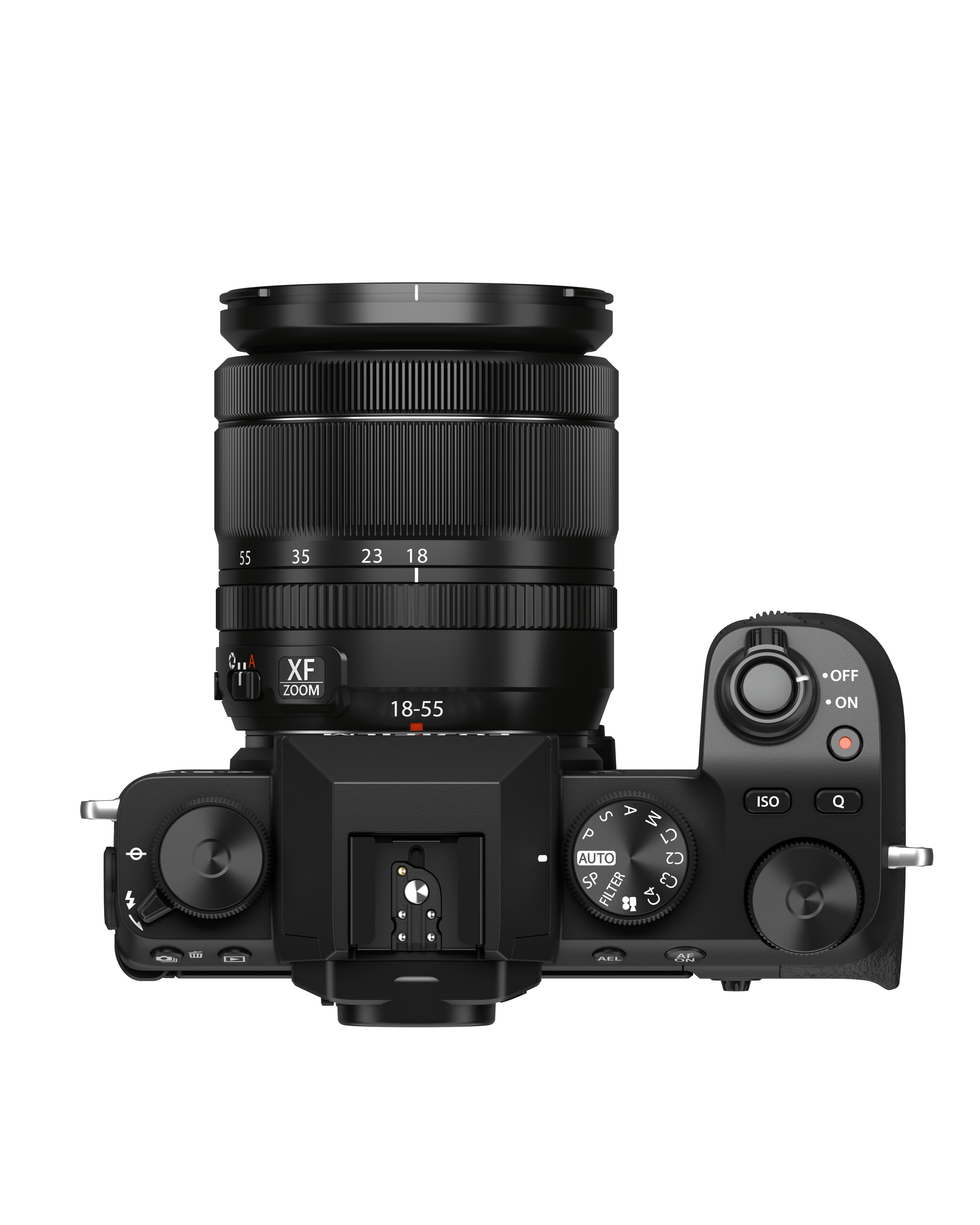 FUJIFILM X-S10 Kit Systemkamera mit Objektiv 18-55 mm, 7,6 cm Display Touchscreen, WLAN