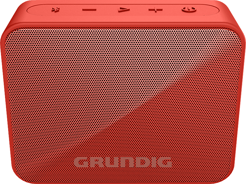 GRUNDIG GBT SOLO Bluetooth Wasserfest Lautsprecher, Rot