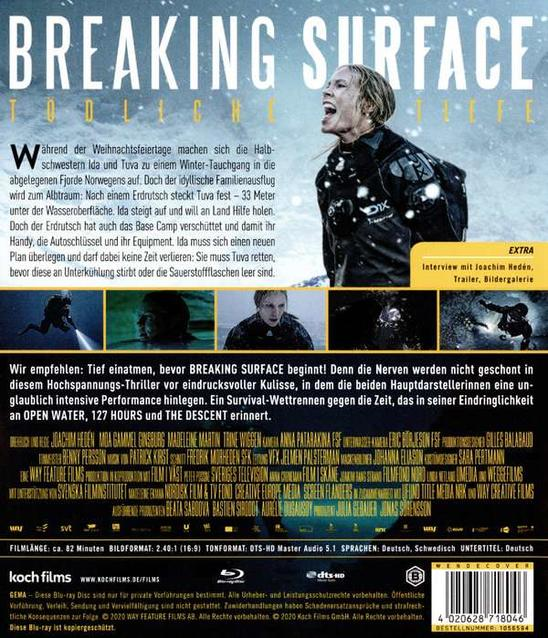BREAKING SURFACE - TÖDLICHE TIEFE Blu-ray