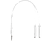 DELTACO GAMING WH85 Gaming headset - vit