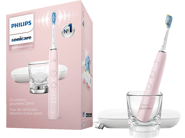 philips sonicare diamondclean 9000 electric toothbrush pink