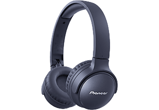 PIONEER SE-S6BN-L zajszűrős Bluetooth fejhallgató, kék