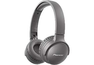 PIONEER SE-S6BN-H zajszűrős Bluetooth fejhallgató, szürke