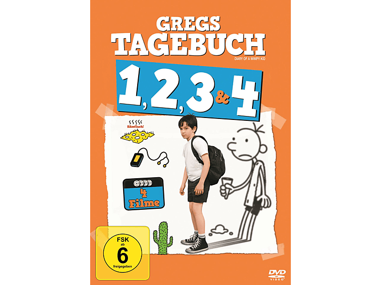 Gregs Tagebuch 1, 2, 3 & 4 DVD (FSK: 6)