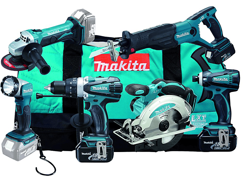MAKITA DLX6011 ComboKit AkkuMaschinen Schleifer MediaMarkt