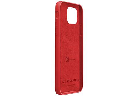Funda - CellularLine SENSATIONIPH12PRMR, Para iPhone 12 Pro Max, Rojo