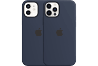 APPLE iPhone 12/12 Pro Siliconen Case Donkermarineblauw
