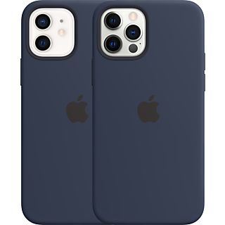 APPLE iPhone 12/12 Pro Siliconen Case Donkermarineblauw