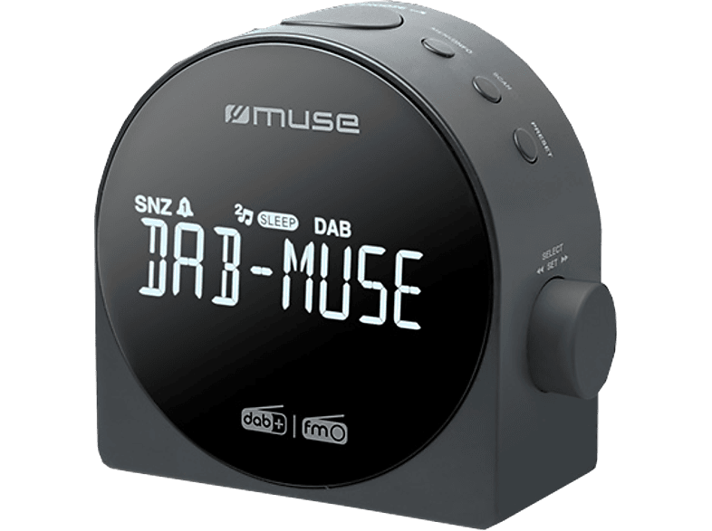 Muse Radio-réveil Double Alarme Dab+ Fm (m185cdb)