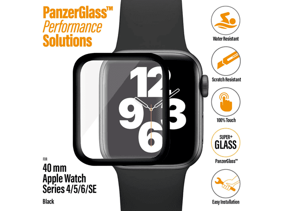 PANZERGLASS voor Apple Watch Series 4/5/6/SE 40 mm Zwart kopen? | MediaMarkt