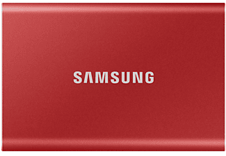 SAMSUNG T7 Extern Portabel SSD 2TB - Röd