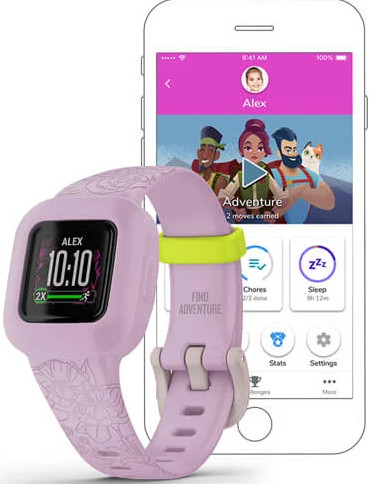 GARMIN Activity Tracker vívofit jr. 3 Rose Fleuri (010-02441-01) Activity tracker