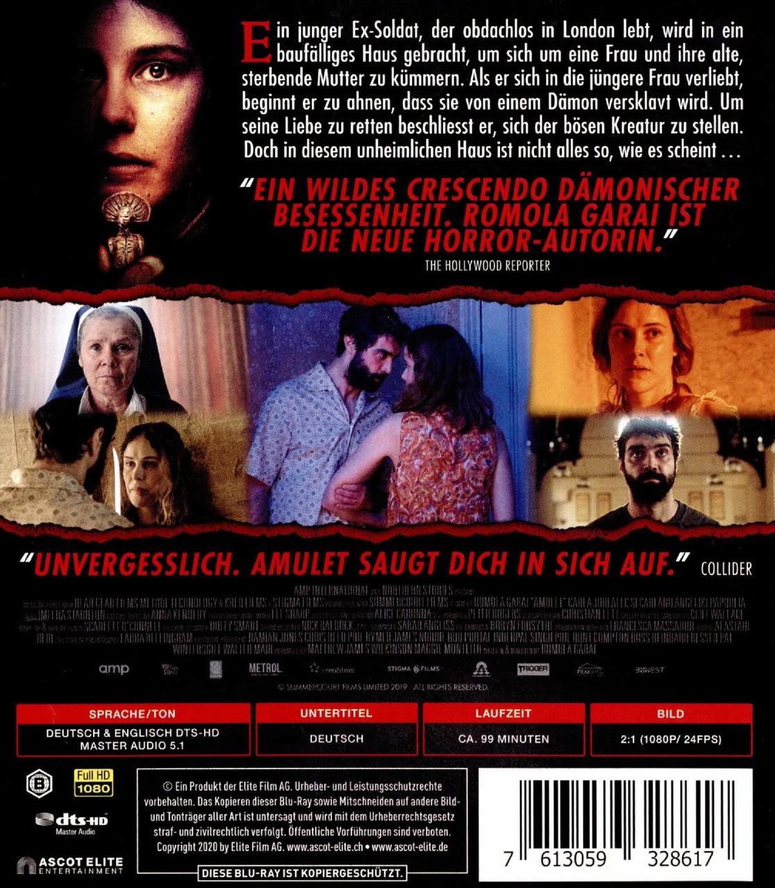 DVD-Hülle mit Filmplakat und Text. Das Gesicht einer Frau befindet sich oben links.