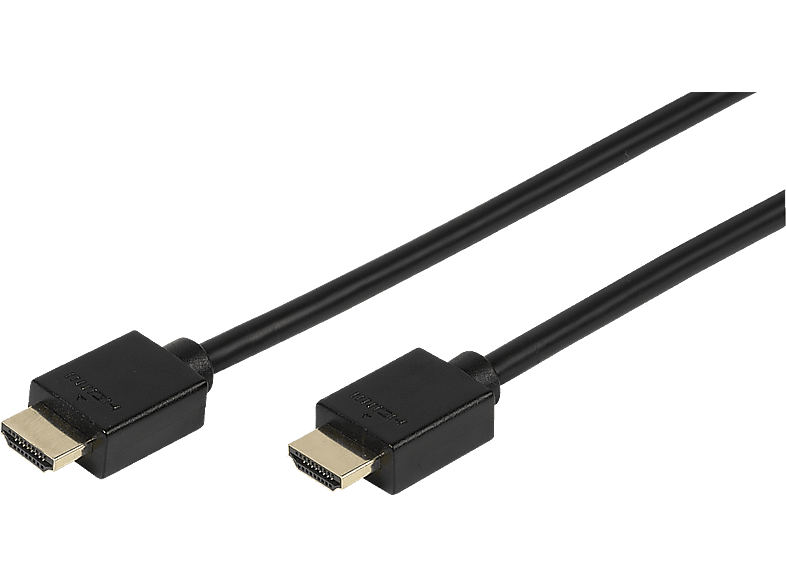 VIVANCO 47163 4K HDMI Kabel, 10m, High Speed, vergoldete Kontakte