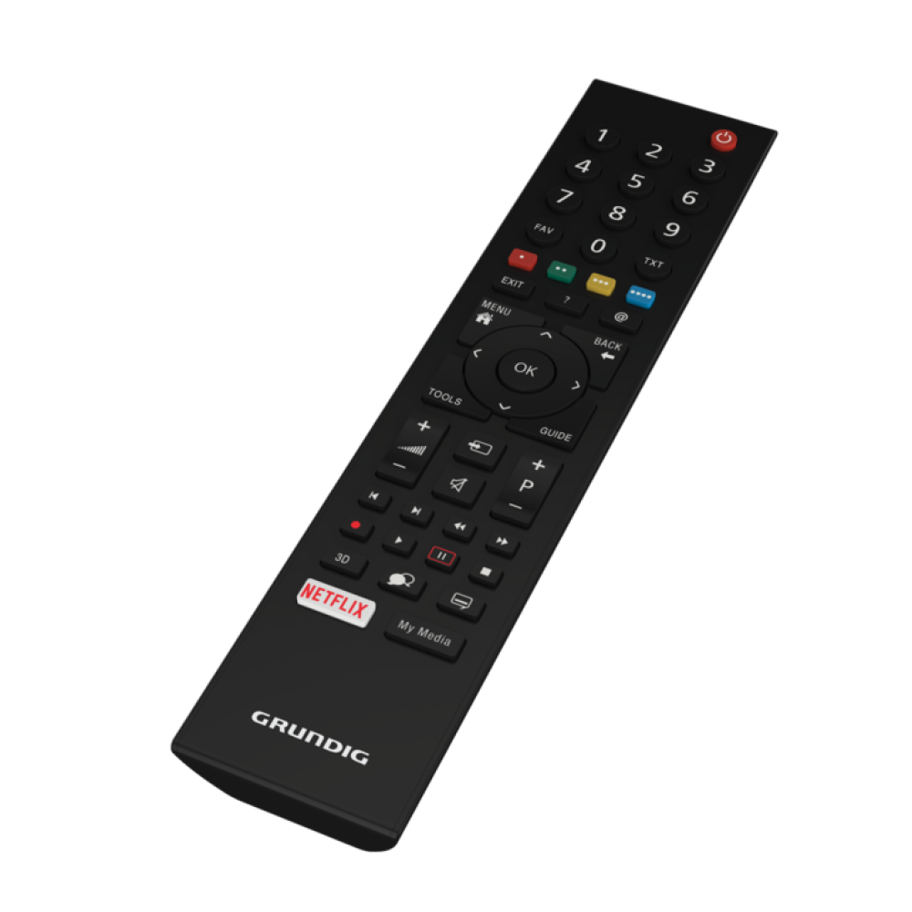 TV LED 43" - Grundig 43 GEU 7800B, UHD 4K, Quad Core, 32 W, Negro