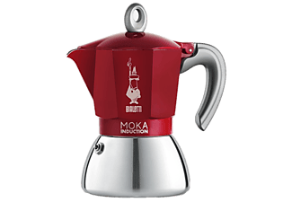 BIALETTI Moka Induction kotyogós kávéfőző, 6 adag, piros