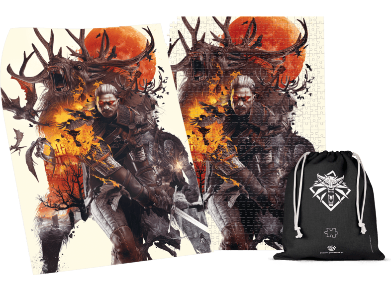 The Witcher Monsters 1000 db os puzzle
